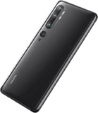 Xiao Mi Mi Note 10 schwarz Rückseite linke Seite schräg