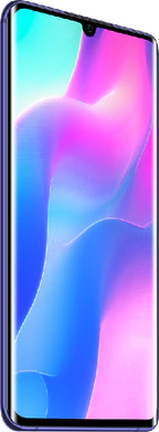 Xiao Mi Mi Note 10 Lite violett Vorderseite linke Seite