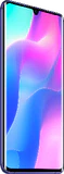 Xiao Mi Mi Note 10 Lite violett Vorderseite linke Seite