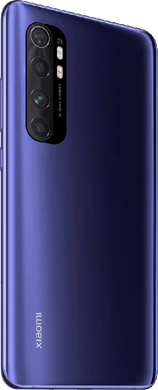 Xiao Mi Mi Note 10 Lite violett Rückseite rechte Seite