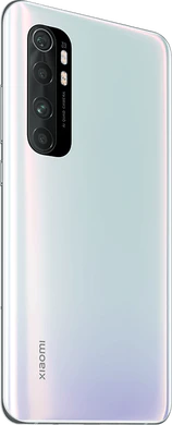 Xiao Mi Mi Note 10 Lite weiß Rückseite rechte Seite