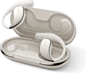 Xiaomi OpenWear Stereo sandstone beige gul fall front höger sida open