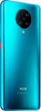 xiaomi POCO F2 Pro blauw achterkant rechterzijkant