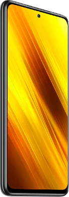 xiaomi POCO X3 nfc grijs voorkant linkerzijkant
