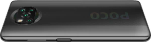 xiaomi POCO X3 nfc grijs achterkant gedraaid