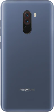 Xiaomi Pocophone F1 blauw achterkant