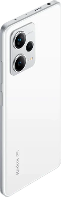 Xiaomi redemi note 12 pro plus 5g wit achterkant rechterzijkant bovenkant