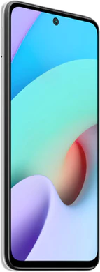 Xiaomi Redmi 10 2022 wit voorkant linkerzijkant