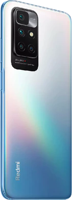 Xiaomi Redmi 10 blau Rückseite rechte Seite