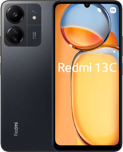 Xiaomi Redmi 13C svart Översikt