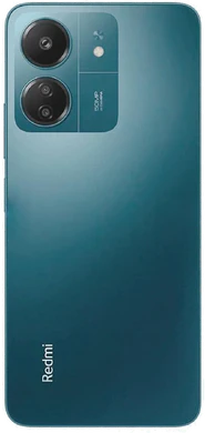 Xiaomi Redmi 13C blå tillbaka