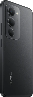 Xiaomi Redmi 15 5g zwart achterkant rechterzijkant