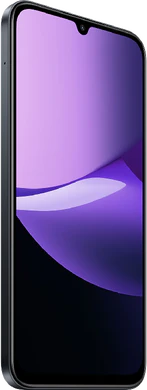 Xiaomi Redmi 15C 5G zwart voorkant linkerzijkant