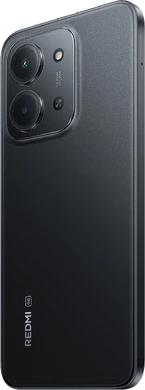 Xiaomi Redmi 15C 5G zwart achterkant linkerzijkant