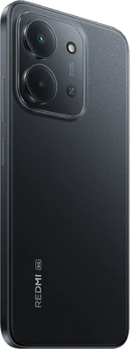 Xiaomi Redmi 15C 5G zwart achterkant rechterzijkant