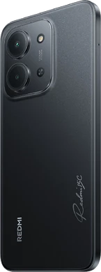 Xiaomi Redmi 15C zwart achterkant linkerzijkant
