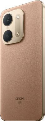 Xiaomi Redmi 17C 5G brown back left side