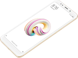 Xiaomi Redmi 5 Plus gold front right side tilted ed