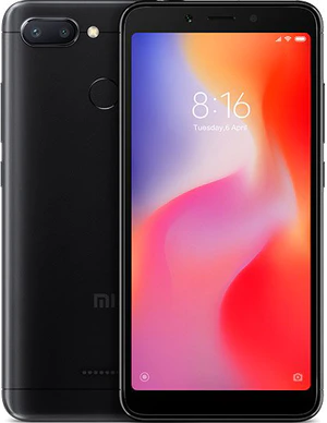 Xiaomi Redmi 6 negro visión general