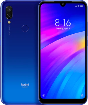 Xiaomi Redmi 7 bleu aperçu
