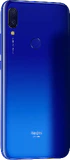 Xiaomi Redmi 7 bleu retour à droite