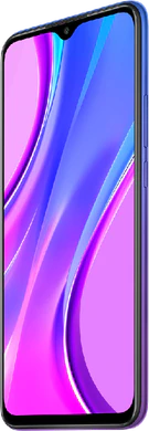 Xiaomi Redmi 9 purple front right side