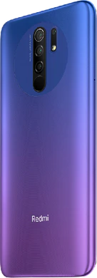 Xiaomi Redmi 9 purple back left side