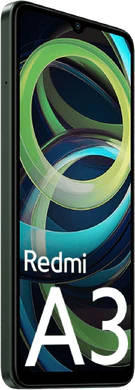 Xiaomi Redmi A3 green front left side