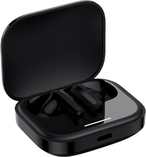 Xiaomi Redmi Buds 5 negro case abierto tapa delantera lado izquierdo