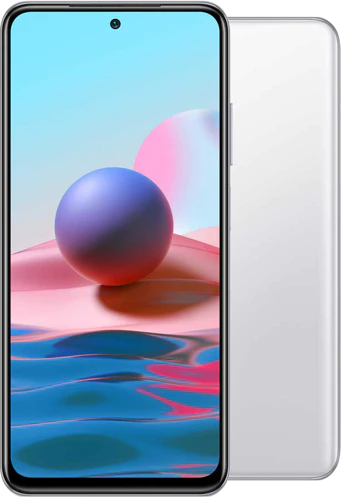 Xiaomi Redmi Note 10 zilver overzicht