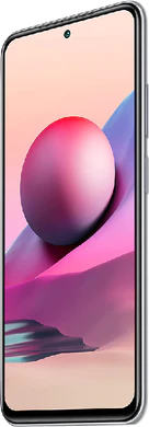 Xiaomi Redmi Note 10S blanc couverture à droite