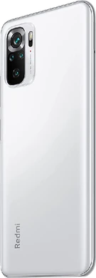 Xiaomi Redmi Note 10S blanc retour côté gauche