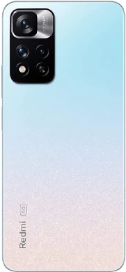 Xiaomi Redmi note 11 pro plus 5g blauw achterkant