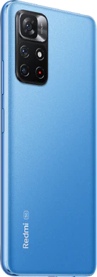 Xiaomi Redmi Note 11S 5G twilight blau Rückseite rechte Seite