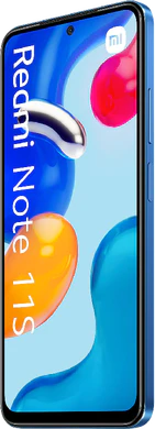Xiaomi Redmi Note 11S blue front right side