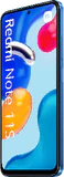 Xiaomi Redmi Note 11S blue front right side