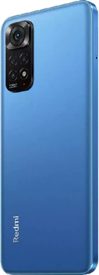 Xiaomi Redmi Note 11S blue back left side