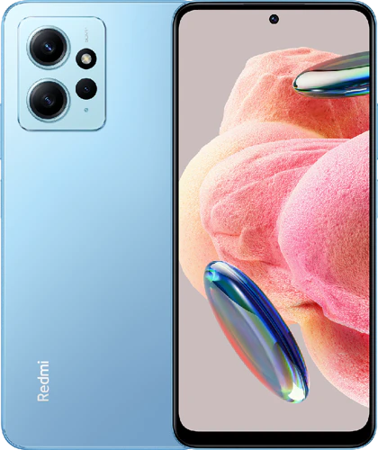 Xiaomi Redmi Note 12 4G blauw overzicht Xiaomi Redmi Note 12 4G blauw overzicht