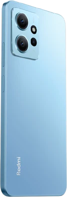 Xiaomi Redmi Note 12 4G blå bakside høyre side
