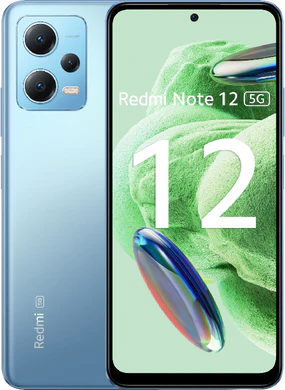 Xiaomi Redmi note 12 blauw overzicht