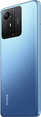 Xiaomi Redmi Note 12S bleu retour côté gauche
