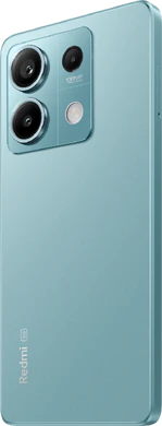 Xiaomi Redmi Note 13 5G groen achterkant linkerzijkant