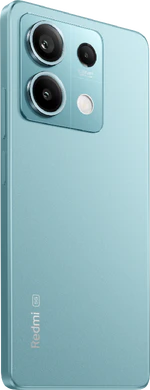Xiaomi Redmi Note 13 5G groen achterkant rechterzijkant