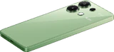 Xiaomi Redmi note 13 vihreä takapuoli vasen puoli pohja vino