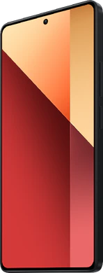 Xiaomi Redmi Note 13 Pro 4G zwart voorkant rechterzijkant