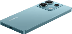 Xiaomi Redmi Note 13 Pro 5G grønn bakside venstre side bunn skrås skråstilt