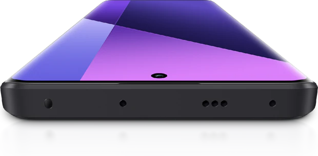 Xiaomi Redmi note 13 pro plus 5g zwart voorkant bovenkant schuin Xiaomi Redmi note 13 pro plus 5g zwart voorkant bovenkant schuin