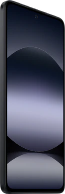 Xiaomi Redmi Note 14 5G negro tapa delantera lado izquierdo