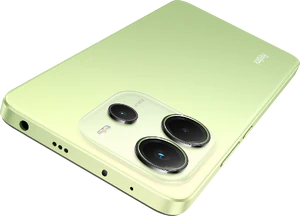 Xiaomi Redmi Note 14 groen achterkant bovenkant schuin 2