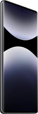 Xiaomi Redmi Note 14 Pro svart foran venstre side